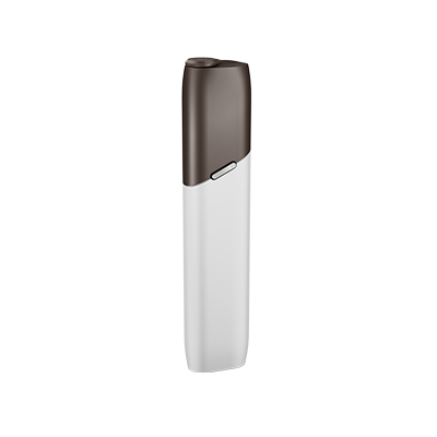 White IQOS With Brown Finish Cap
