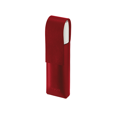 حافظة Iqos 3 Multi الجلدية باللون الأحمر القاني أيقوص فلسطين Iqos