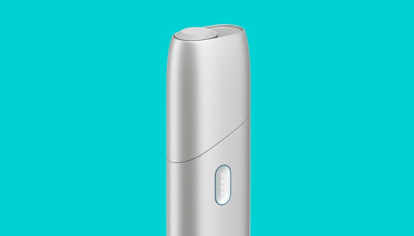 IQOS Originals ONE heated tobacco device in silver color.